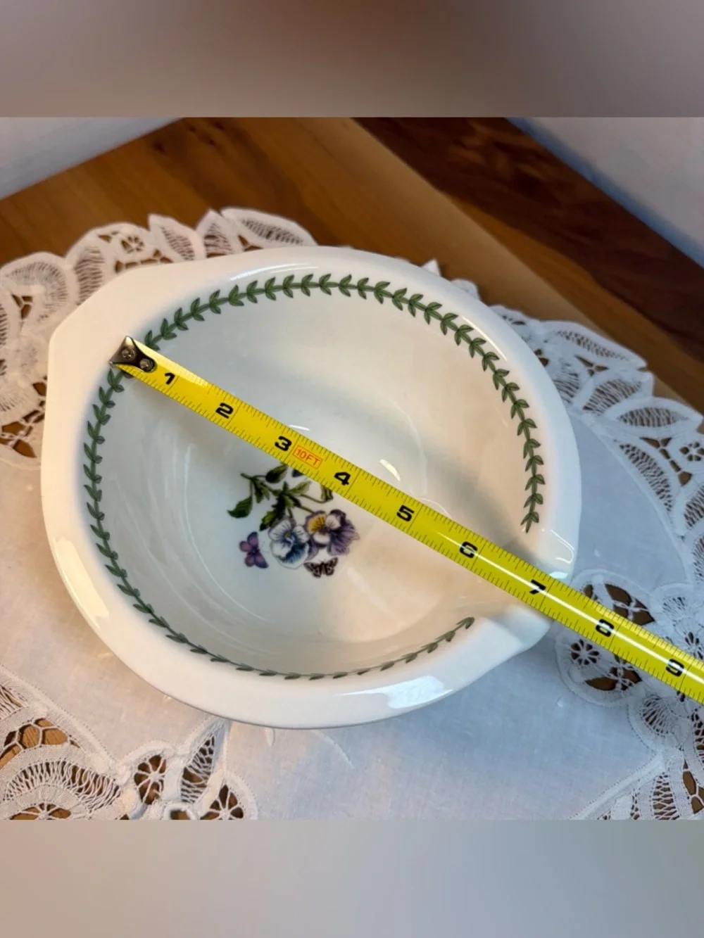 Portmeirion Botanic Garden Grip Stand Bowl‎ Small Portmeirion Sweet Pea D-8,5”